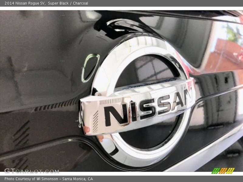 Super Black / Charcoal 2014 Nissan Rogue SV