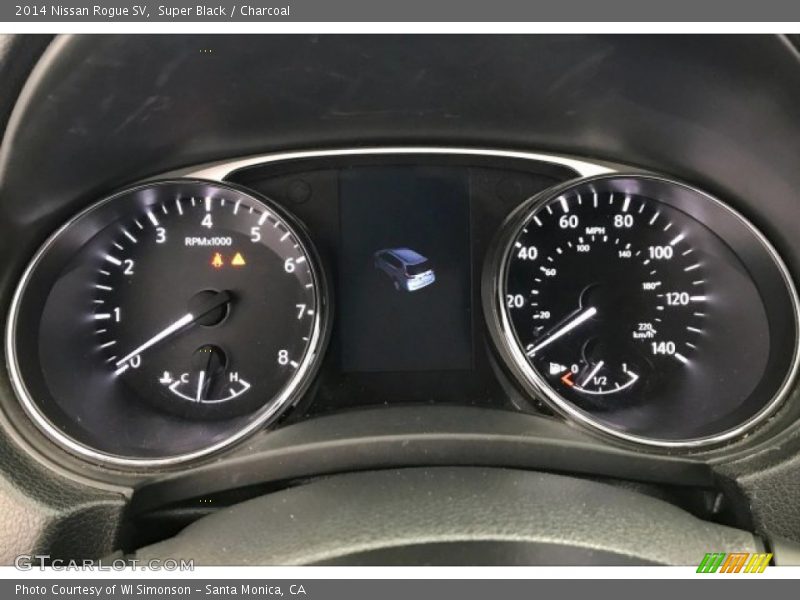 Super Black / Charcoal 2014 Nissan Rogue SV