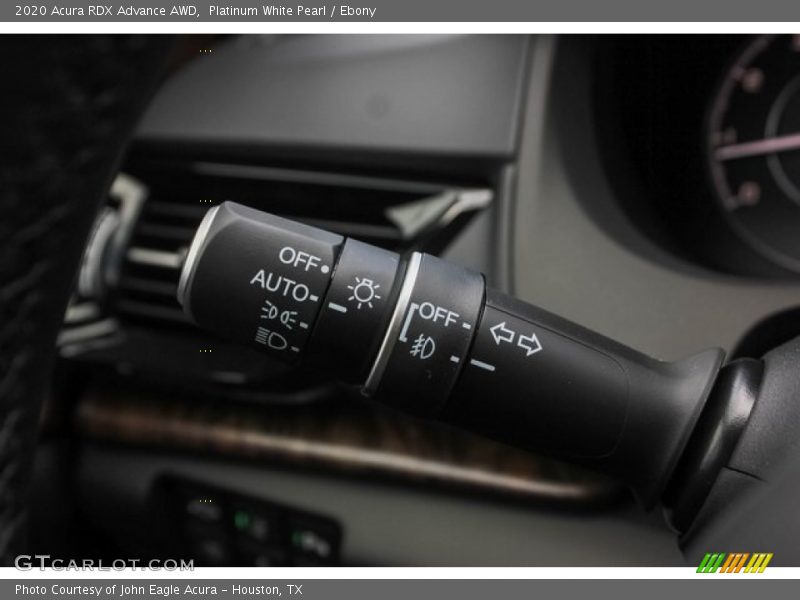 Controls of 2020 RDX Advance AWD