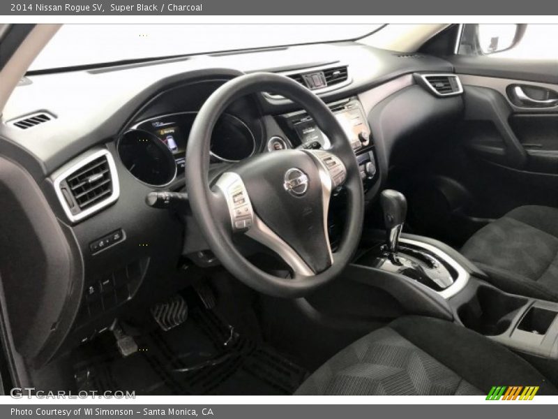Super Black / Charcoal 2014 Nissan Rogue SV