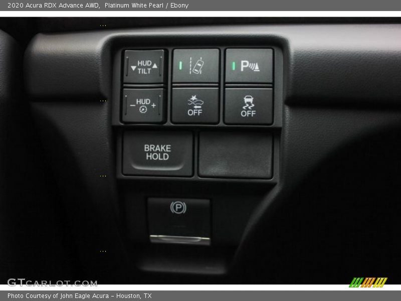Controls of 2020 RDX Advance AWD