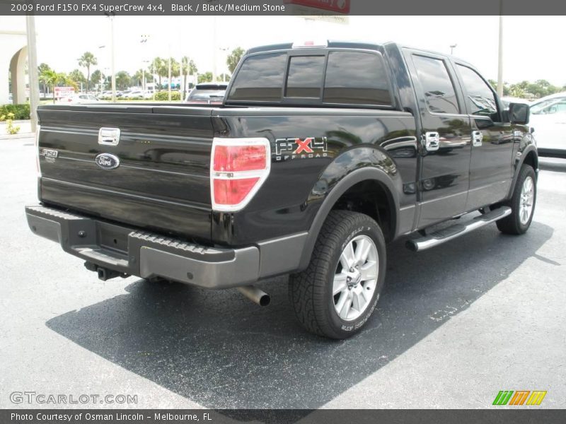 Black / Black/Medium Stone 2009 Ford F150 FX4 SuperCrew 4x4