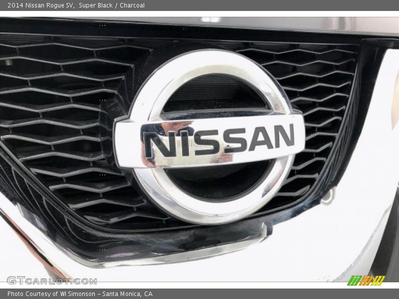 Super Black / Charcoal 2014 Nissan Rogue SV