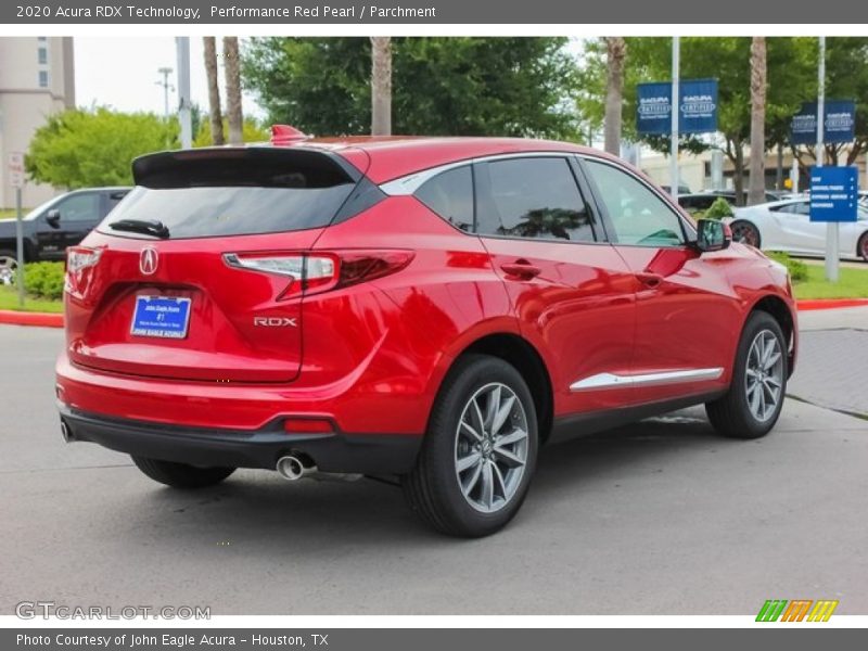 Performance Red Pearl / Parchment 2020 Acura RDX Technology