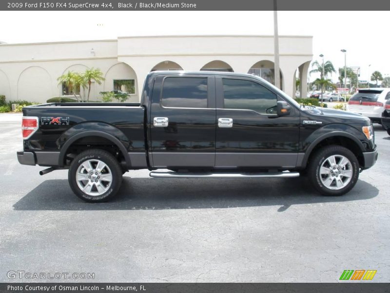 Black / Black/Medium Stone 2009 Ford F150 FX4 SuperCrew 4x4