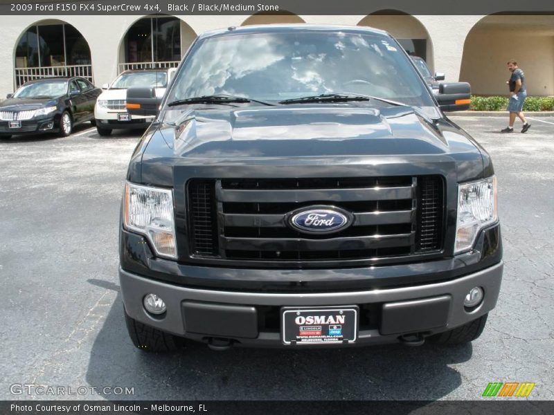 Black / Black/Medium Stone 2009 Ford F150 FX4 SuperCrew 4x4