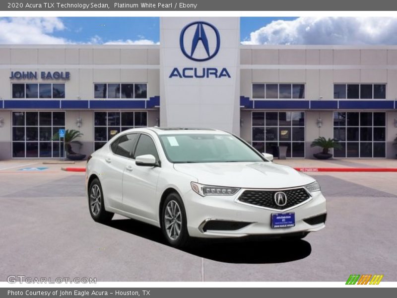 Platinum White Pearl / Ebony 2020 Acura TLX Technology Sedan