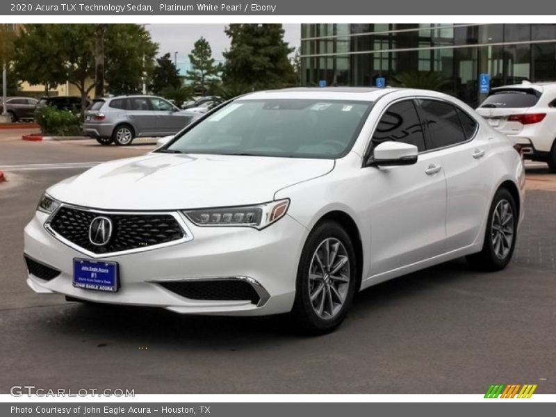 Platinum White Pearl / Ebony 2020 Acura TLX Technology Sedan