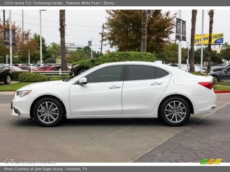 Platinum White Pearl / Ebony 2020 Acura TLX Technology Sedan
