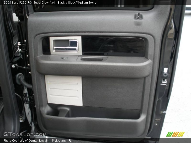 Black / Black/Medium Stone 2009 Ford F150 FX4 SuperCrew 4x4