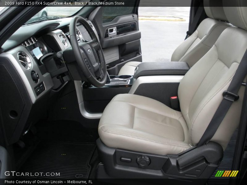 Black / Black/Medium Stone 2009 Ford F150 FX4 SuperCrew 4x4