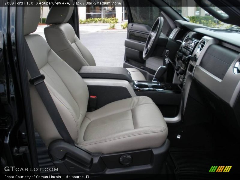 Black / Black/Medium Stone 2009 Ford F150 FX4 SuperCrew 4x4