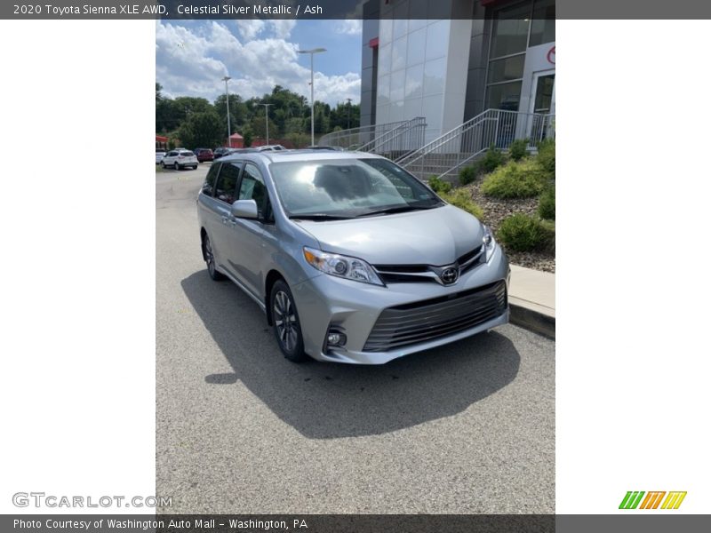 Celestial Silver Metallic / Ash 2020 Toyota Sienna XLE AWD
