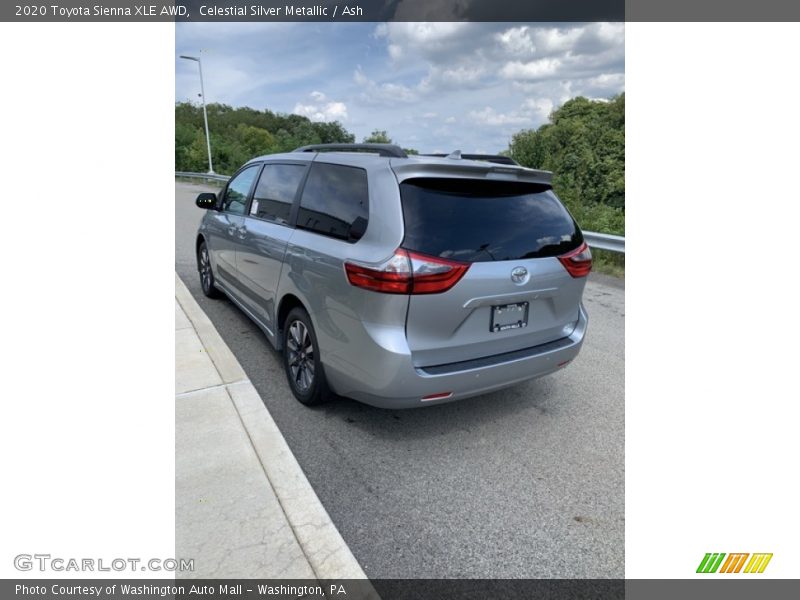 Celestial Silver Metallic / Ash 2020 Toyota Sienna XLE AWD