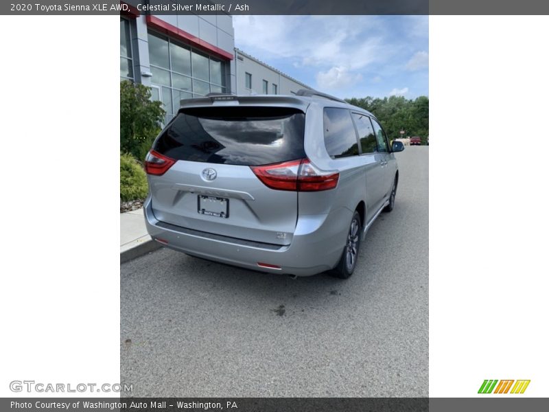 Celestial Silver Metallic / Ash 2020 Toyota Sienna XLE AWD