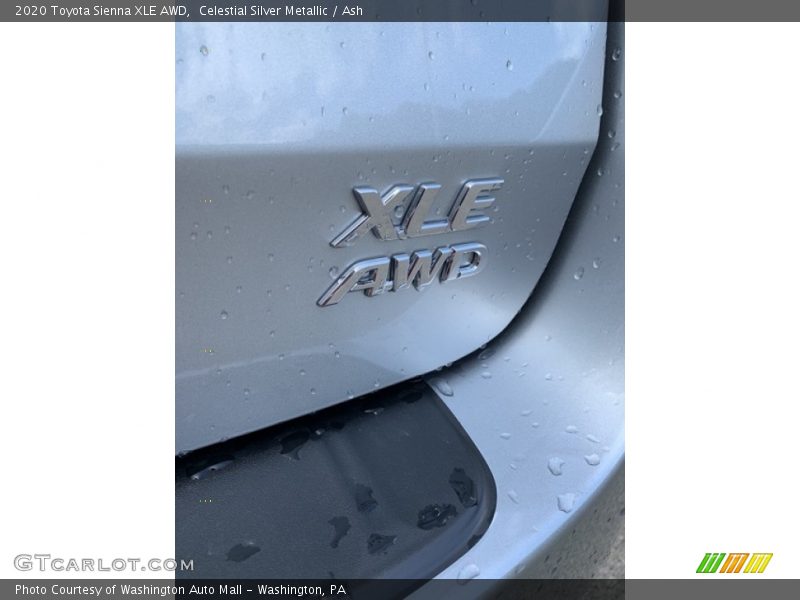 Celestial Silver Metallic / Ash 2020 Toyota Sienna XLE AWD