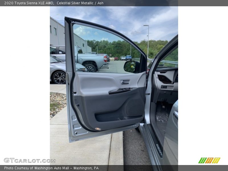 Celestial Silver Metallic / Ash 2020 Toyota Sienna XLE AWD