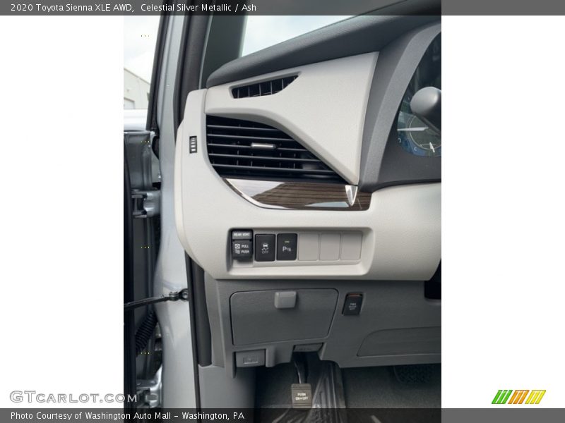 Celestial Silver Metallic / Ash 2020 Toyota Sienna XLE AWD