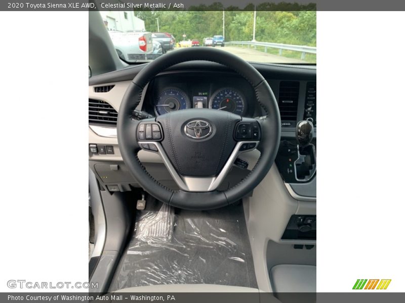 Celestial Silver Metallic / Ash 2020 Toyota Sienna XLE AWD