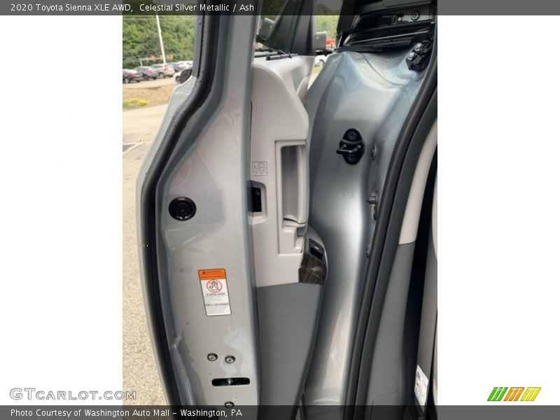 Celestial Silver Metallic / Ash 2020 Toyota Sienna XLE AWD