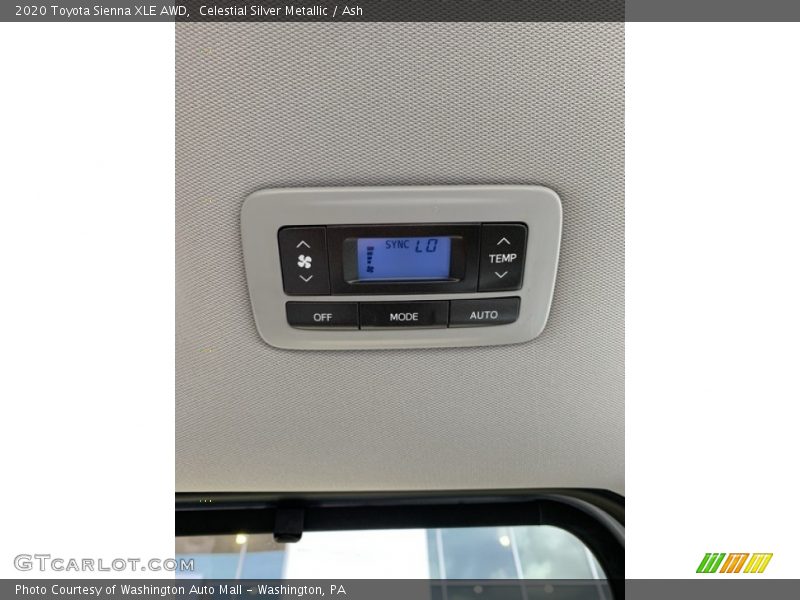 Celestial Silver Metallic / Ash 2020 Toyota Sienna XLE AWD