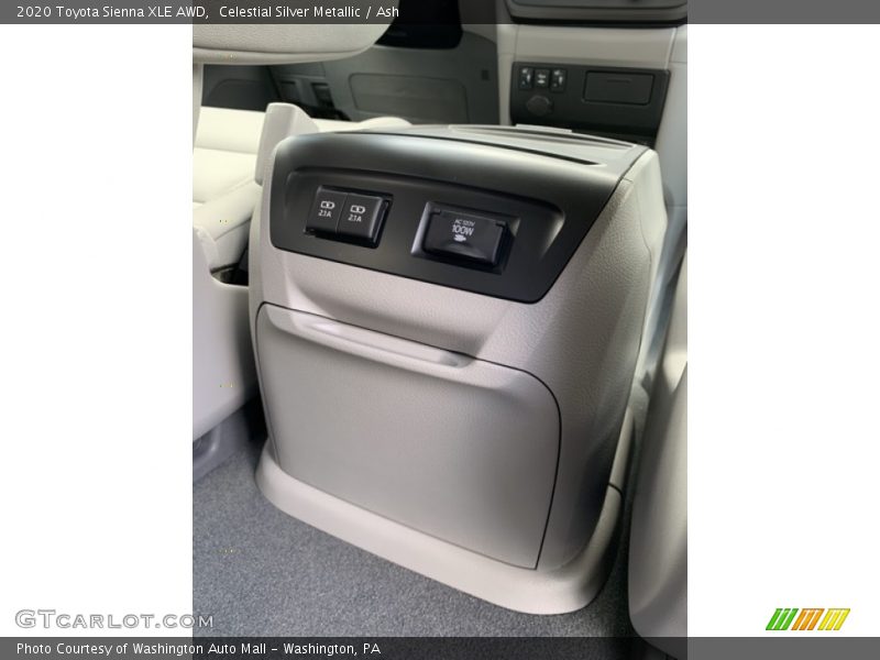 Celestial Silver Metallic / Ash 2020 Toyota Sienna XLE AWD