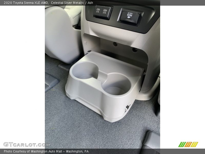 Celestial Silver Metallic / Ash 2020 Toyota Sienna XLE AWD