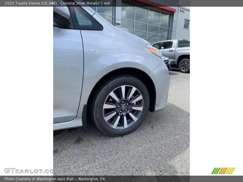 Celestial Silver Metallic / Ash 2020 Toyota Sienna XLE AWD