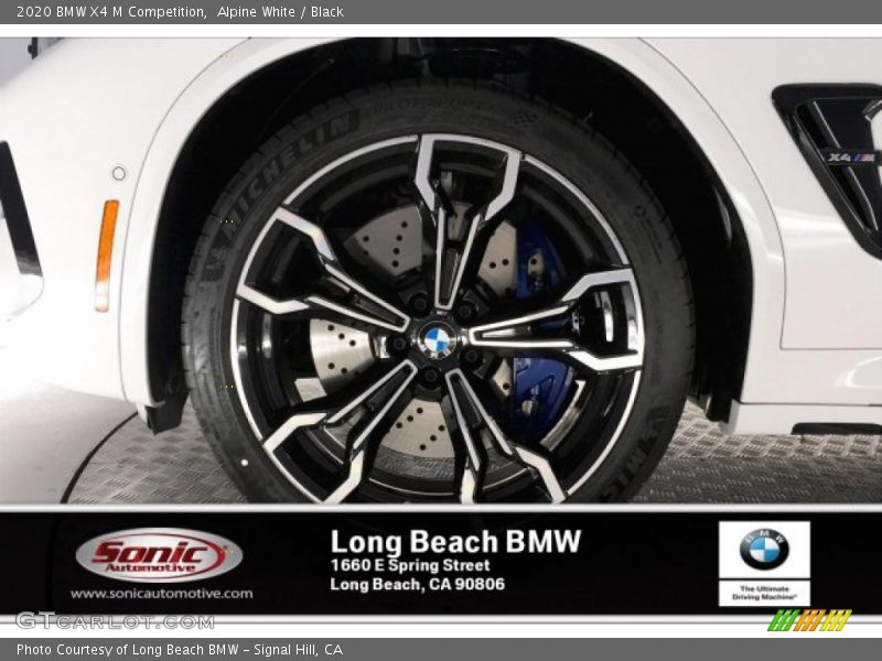 Alpine White / Black 2020 BMW X4 M Competition