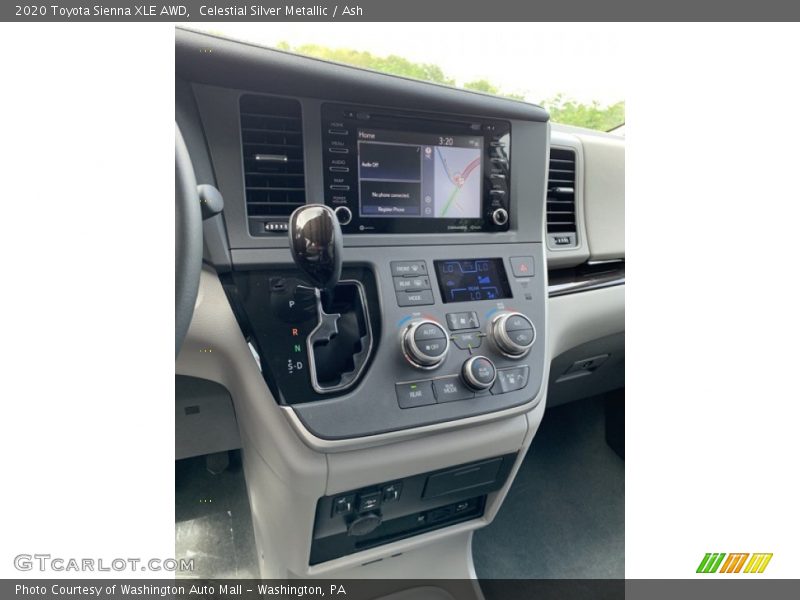 Celestial Silver Metallic / Ash 2020 Toyota Sienna XLE AWD