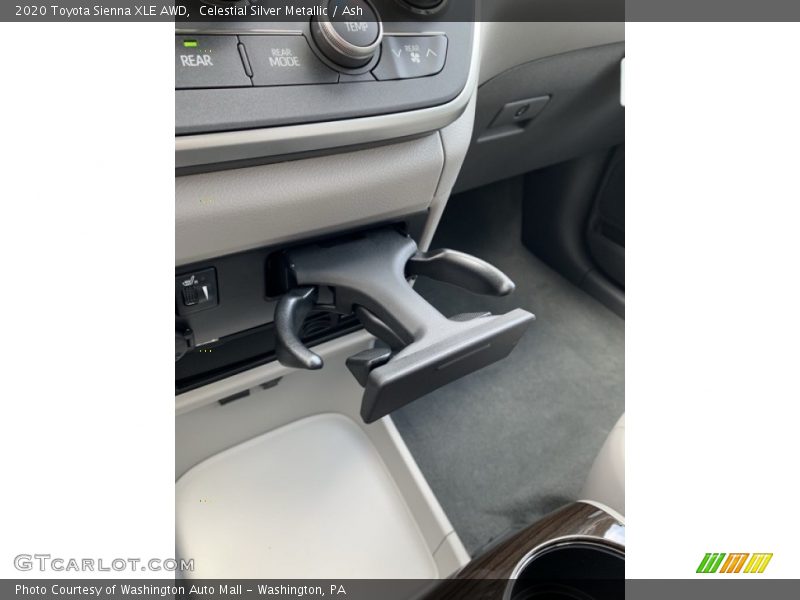 Celestial Silver Metallic / Ash 2020 Toyota Sienna XLE AWD