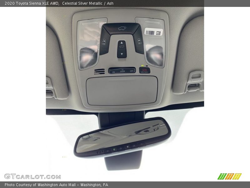 Celestial Silver Metallic / Ash 2020 Toyota Sienna XLE AWD