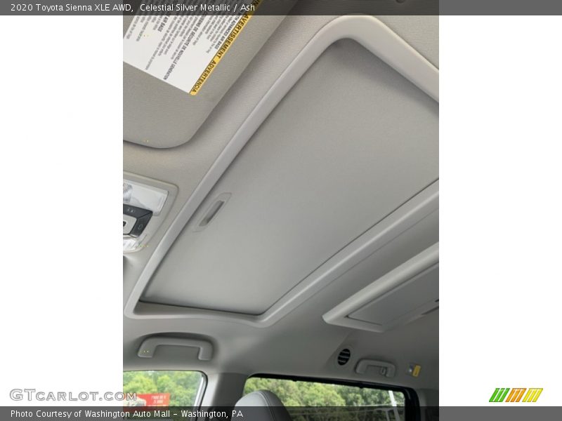 Celestial Silver Metallic / Ash 2020 Toyota Sienna XLE AWD