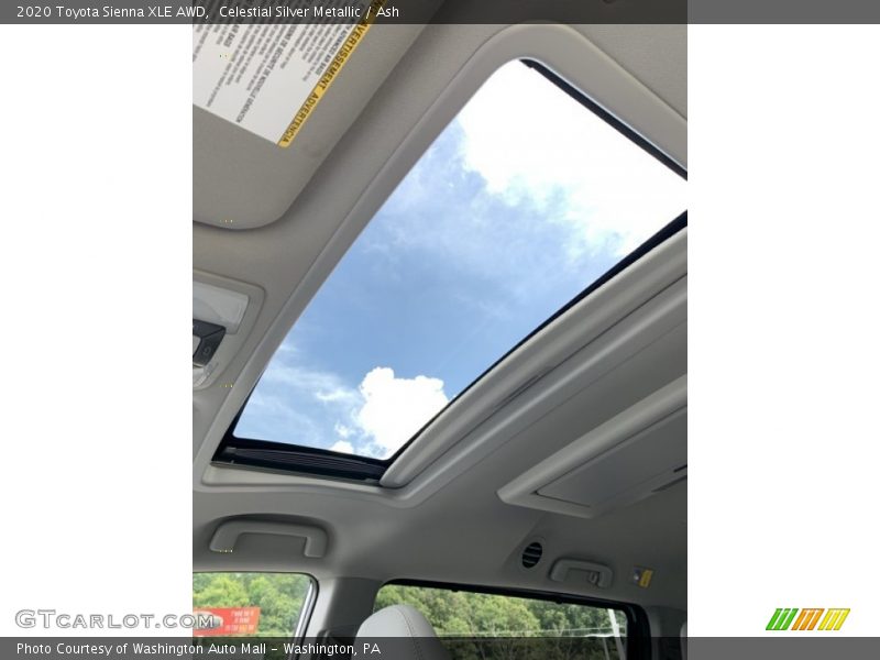 Celestial Silver Metallic / Ash 2020 Toyota Sienna XLE AWD