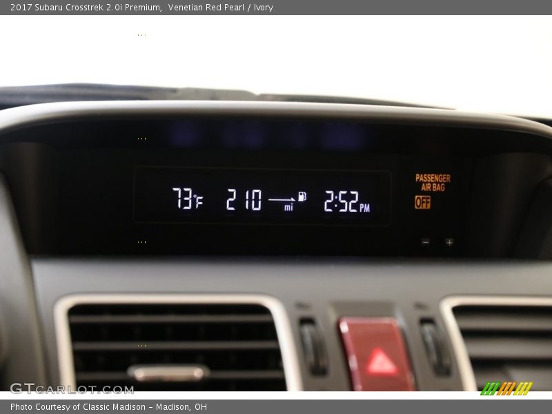 Venetian Red Pearl / Ivory 2017 Subaru Crosstrek 2.0i Premium