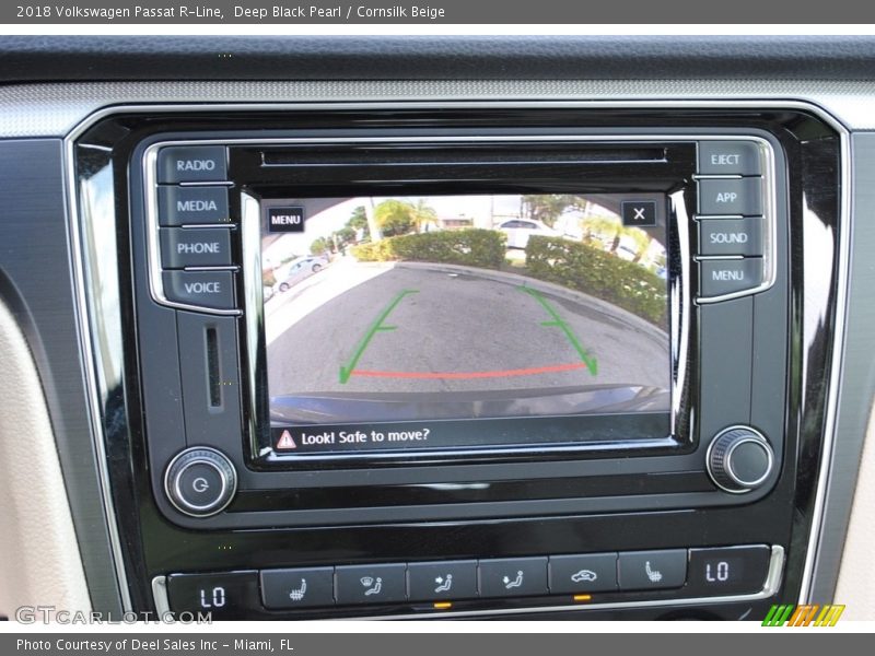 Deep Black Pearl / Cornsilk Beige 2018 Volkswagen Passat R-Line