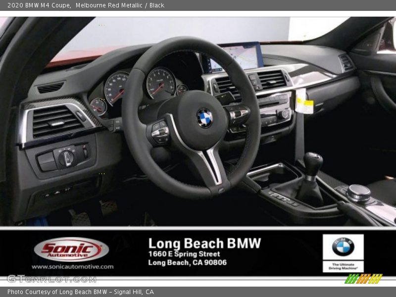 Melbourne Red Metallic / Black 2020 BMW M4 Coupe