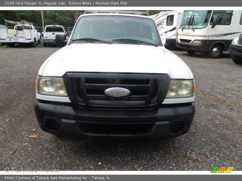 Oxford White / Medium Dark Flint 2008 Ford Ranger XL Regular Cab