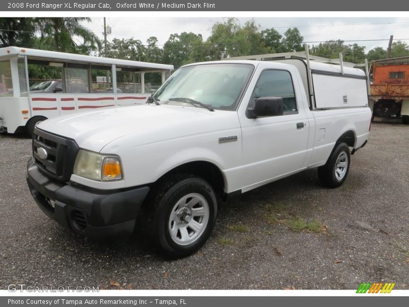 Oxford White / Medium Dark Flint 2008 Ford Ranger XL Regular Cab