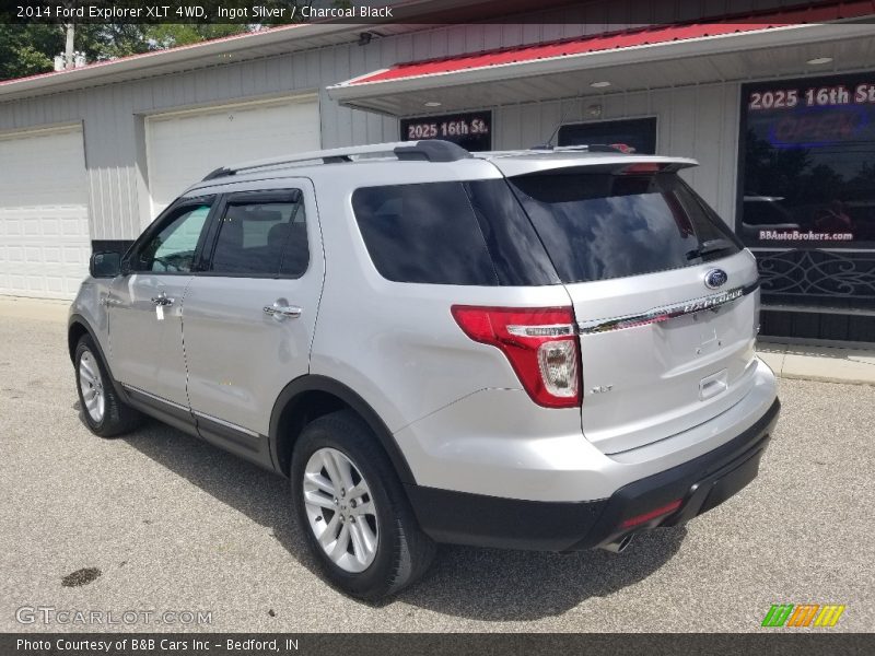 Ingot Silver / Charcoal Black 2014 Ford Explorer XLT 4WD