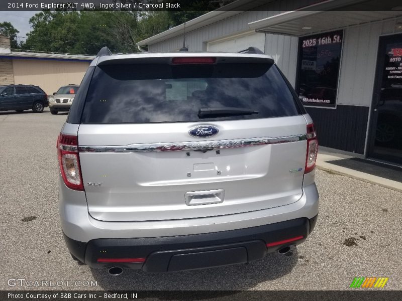 Ingot Silver / Charcoal Black 2014 Ford Explorer XLT 4WD
