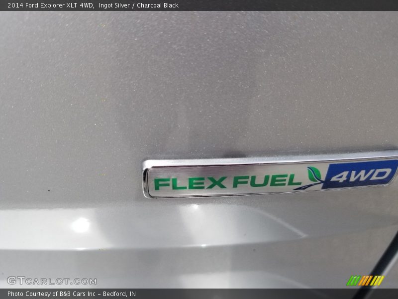 Ingot Silver / Charcoal Black 2014 Ford Explorer XLT 4WD