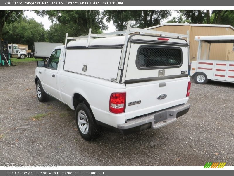 Oxford White / Medium Dark Flint 2008 Ford Ranger XL Regular Cab