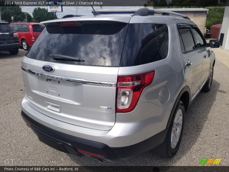 Ingot Silver / Charcoal Black 2014 Ford Explorer XLT 4WD