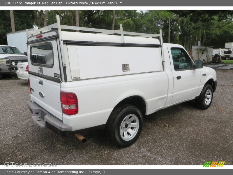 Oxford White / Medium Dark Flint 2008 Ford Ranger XL Regular Cab