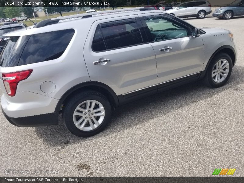 Ingot Silver / Charcoal Black 2014 Ford Explorer XLT 4WD