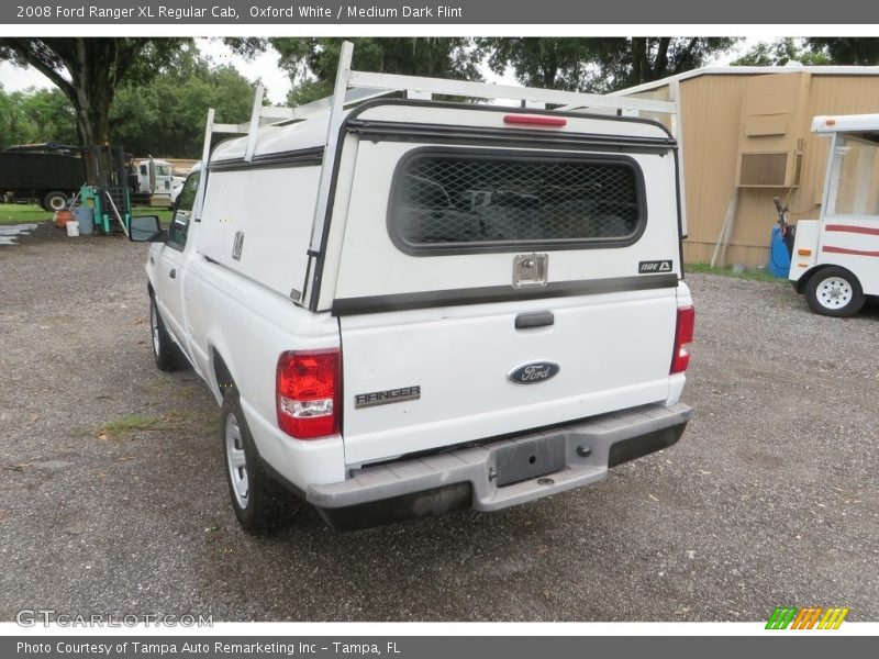 Oxford White / Medium Dark Flint 2008 Ford Ranger XL Regular Cab