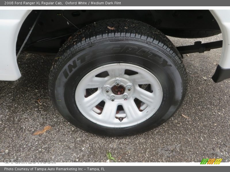 Oxford White / Medium Dark Flint 2008 Ford Ranger XL Regular Cab