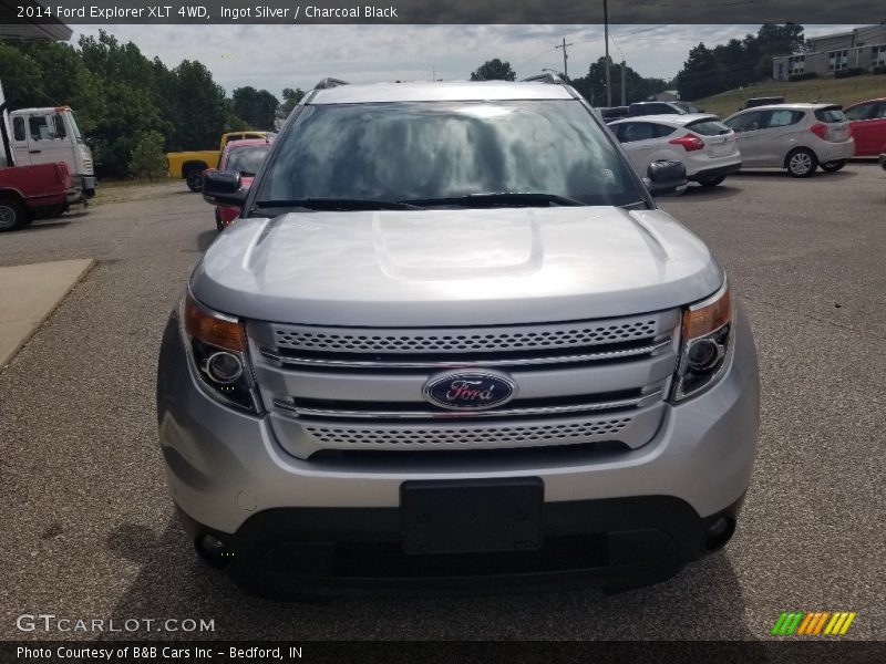 Ingot Silver / Charcoal Black 2014 Ford Explorer XLT 4WD