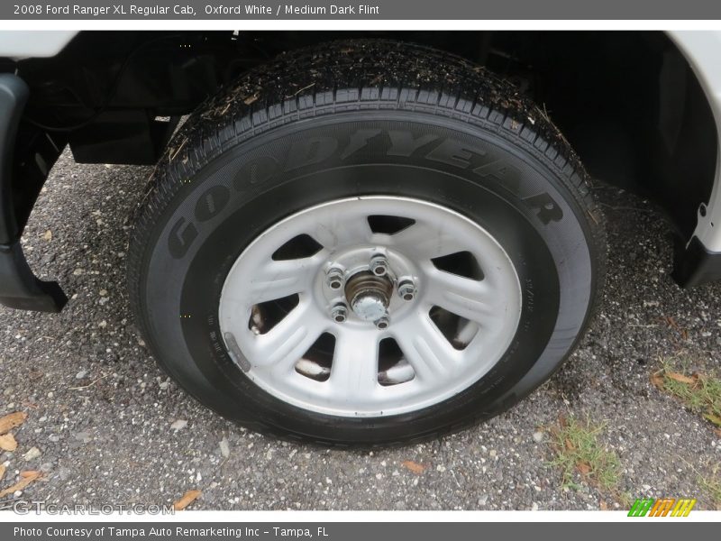 Oxford White / Medium Dark Flint 2008 Ford Ranger XL Regular Cab
